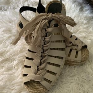 Rebecca Minkoff - Gemma Leather Espadrille Sandals